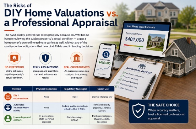 Why Do Automated Valuation Models (AVMs) Differ From a Licensed Appraisal?