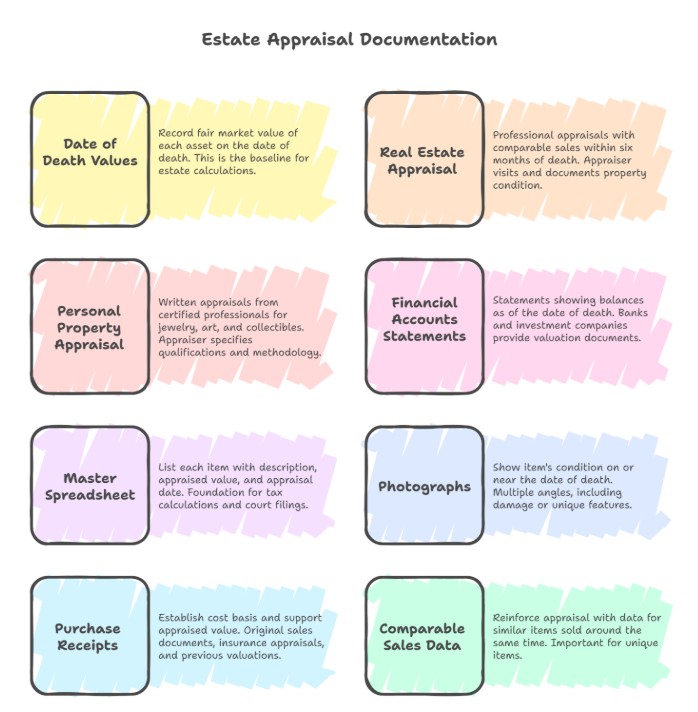 Step 3 – Keep a Detailed Record of Each Appraised Item