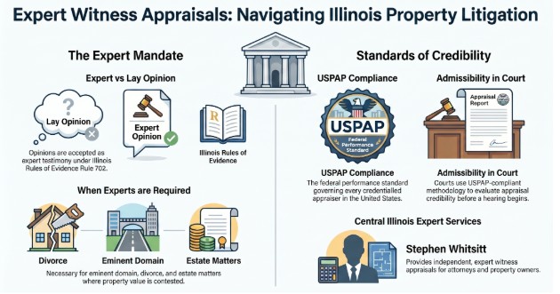 What Is an Expert Witness Appraiser and When Do Illinois Courts Require One?