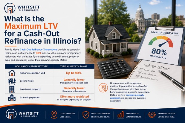 What Is the Maximum LTV for a Cash-Out Refinance in Illinois?